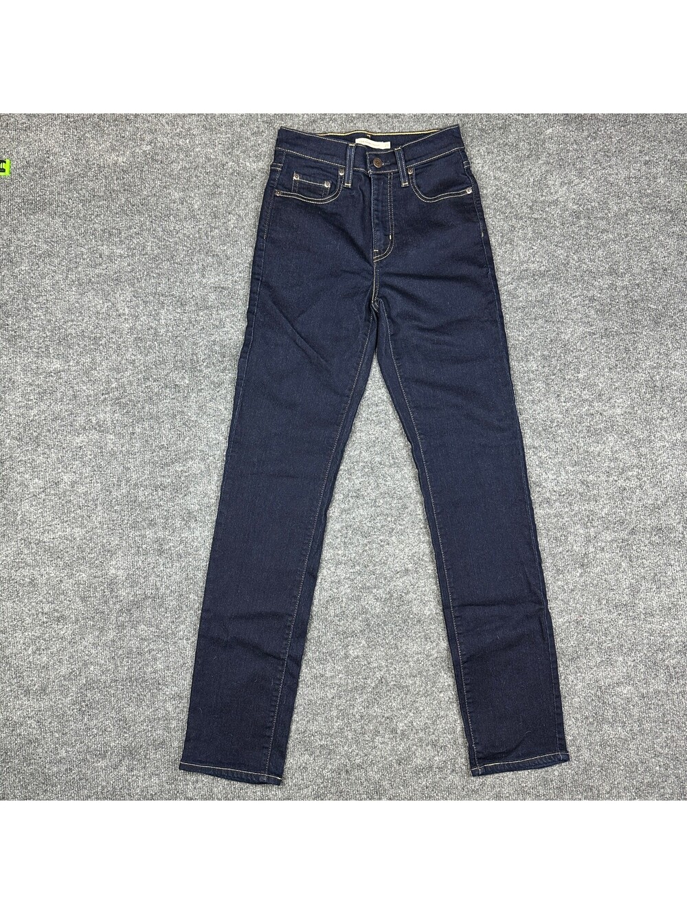 Levi's 724 High Rise Straight Womens 26 Navy Jeans